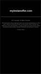 Mobile Screenshot of myinstanoffer.com